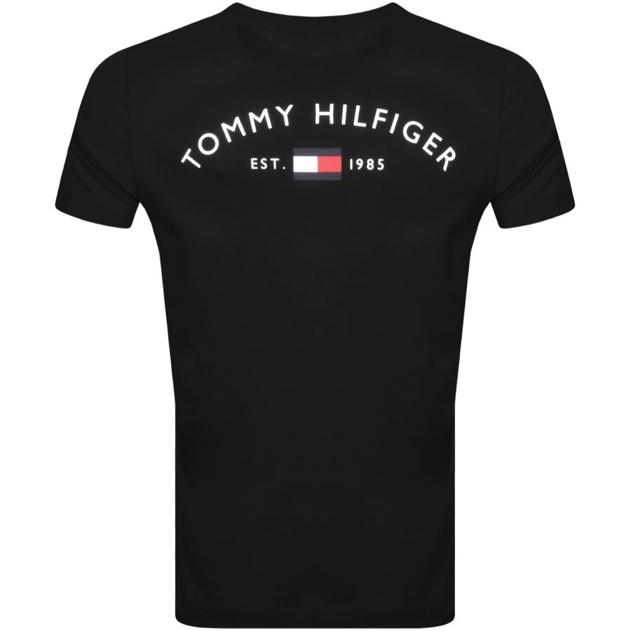 Alternative Image for ProductTommy Hilfiger Back Logo T Shirt Black2